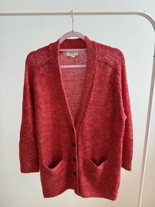 Cárdigan Ralph Lauren Rojo Mujer