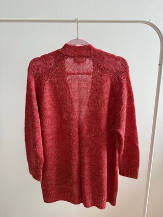 Cárdigan Ralph Lauren Rojo Mujer