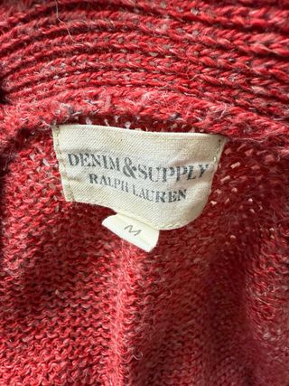 Cárdigan Ralph Lauren Rojo Mujer