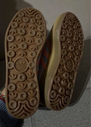 Adidas Gazelle plataforma azul y rosa