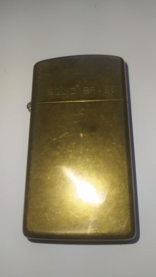 Mechero Zippo Solid Brass