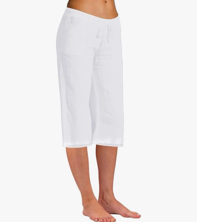 Pantalón blanco capri