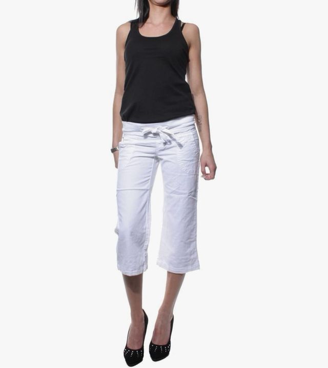 Pantalón blanco capri