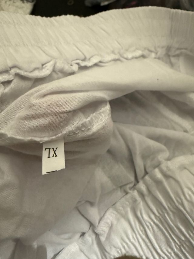 Pantalón blanco capri