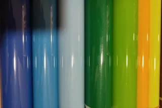 7 colores vinilo textil