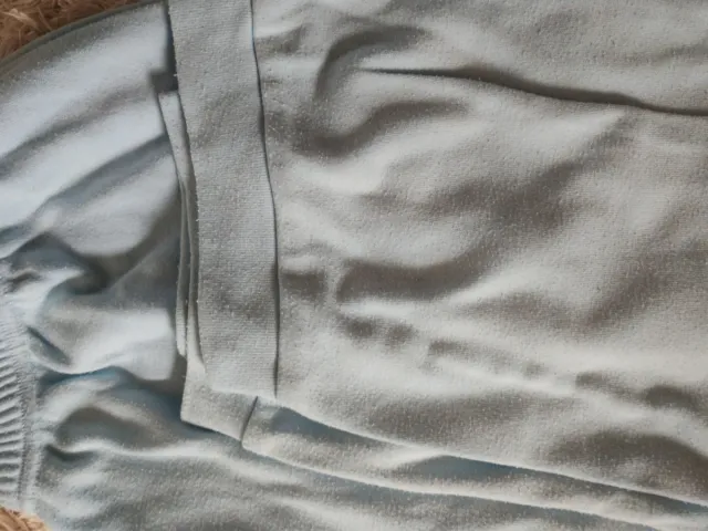 Pijama mujer algodón floral azul y blanco