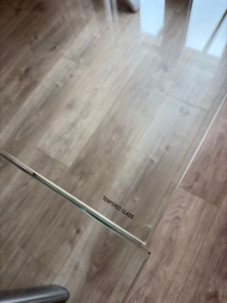 Mesa Comedor Extensible Cristal y Metal