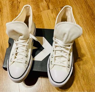 Converse Plataforma Blancas Talla 37.5