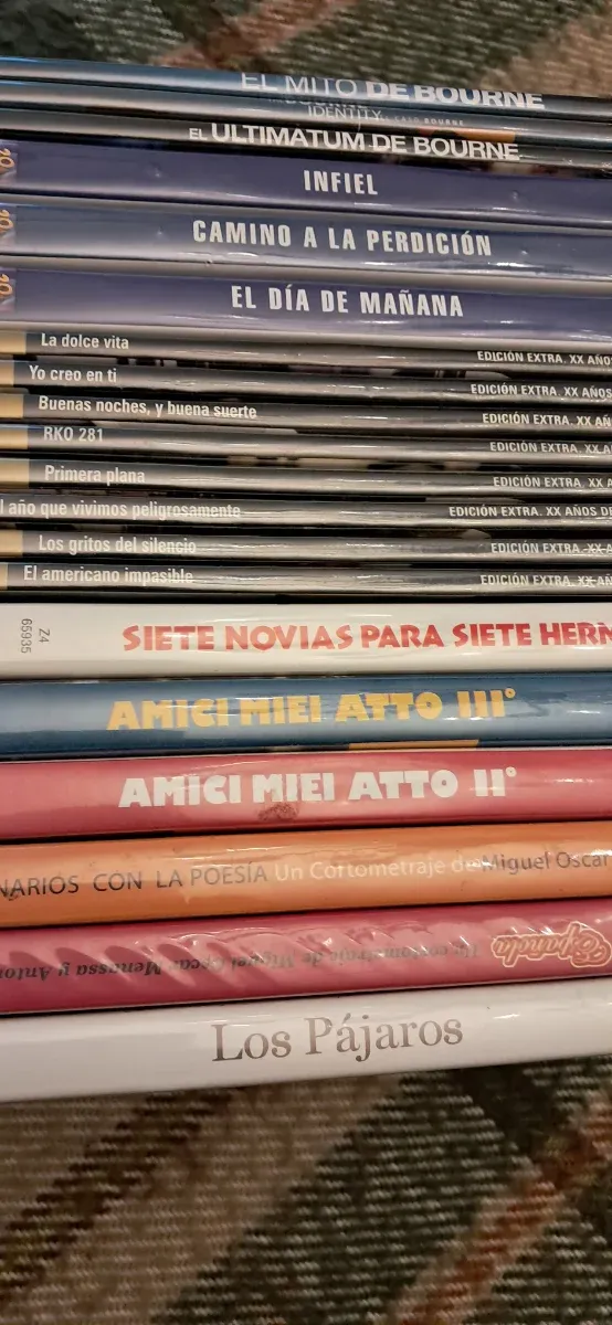 16 Películas DVD Varias. Todas por 9 euros