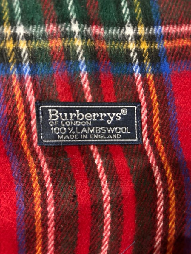 Bufanda Burberry Tartán Lana Multicolor