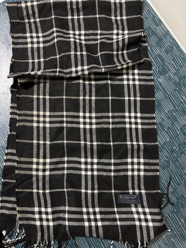 Bufanda Burberry Cuadros Clásicos Lana