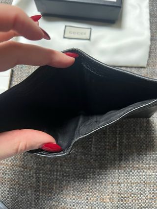 Portafoglio Uomo Gucci Nero GG