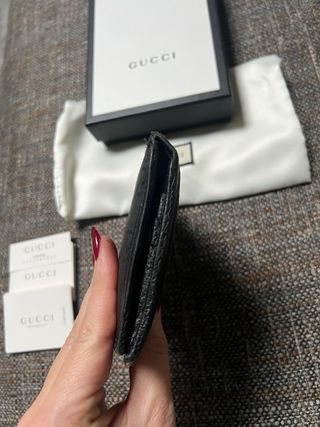 Portafoglio Uomo Gucci Nero GG