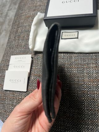 Portafoglio Uomo Gucci Nero GG