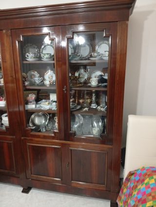 Vetrinetta artigianale in legno e vetro