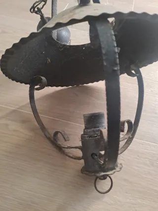 Lampadario vintage metallo