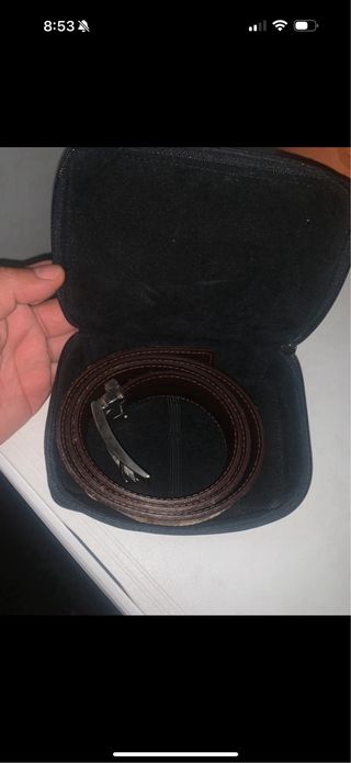 Cintura Burberry Originale Beige/Rosso