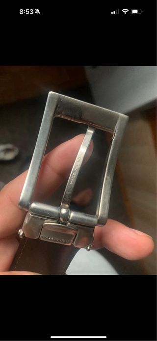 Cintura Burberry Originale Beige/Rosso