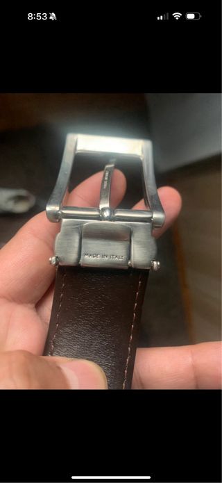 Cintura Burberry Originale Beige/Rosso