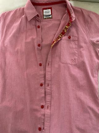 Camisa Oxbow Rosa/Roja