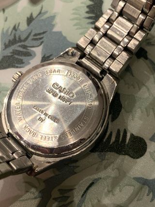 Orologio Casio Argento e Bianco