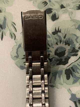Orologio Casio Argento e Bianco