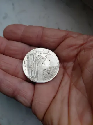 Moneta 20 Lire Italia Benito Mussolini MCMXLIII