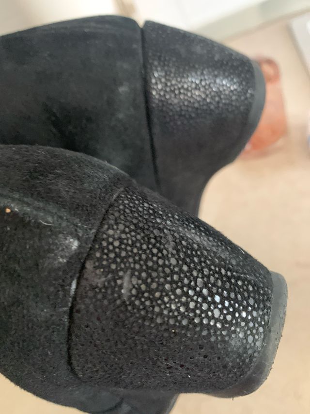 Stivaletti donna nero camoscio N 38