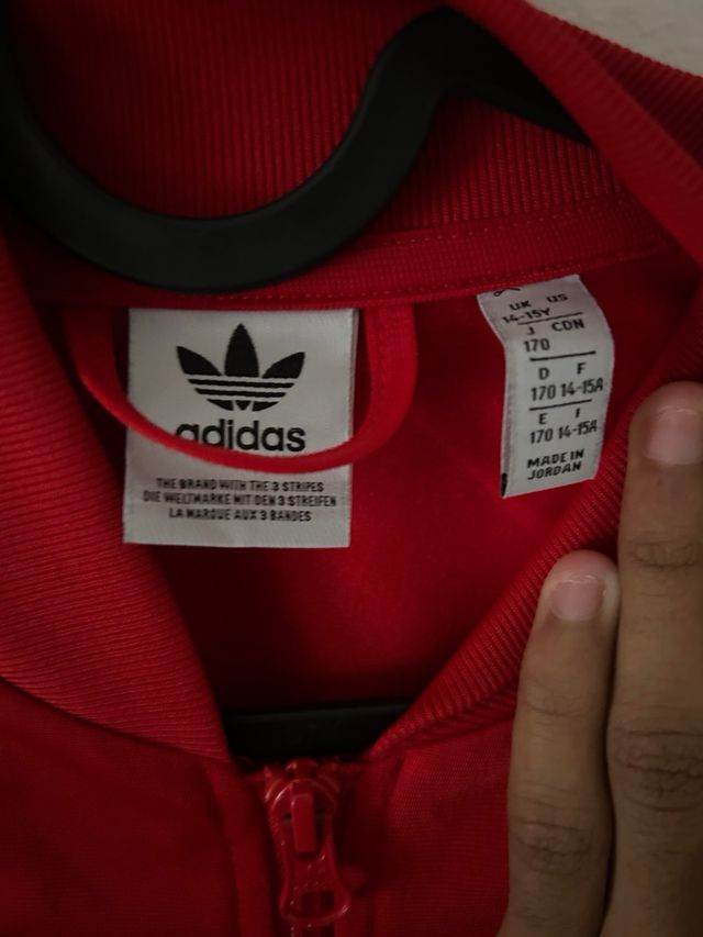 Sudadera Adidas Roja