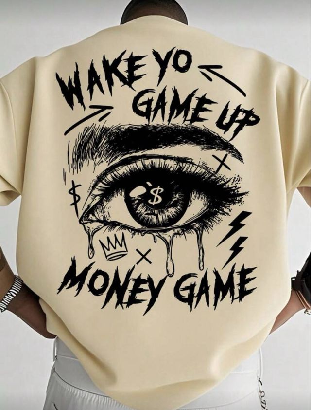 Camiseta XXL Estampada Money Game