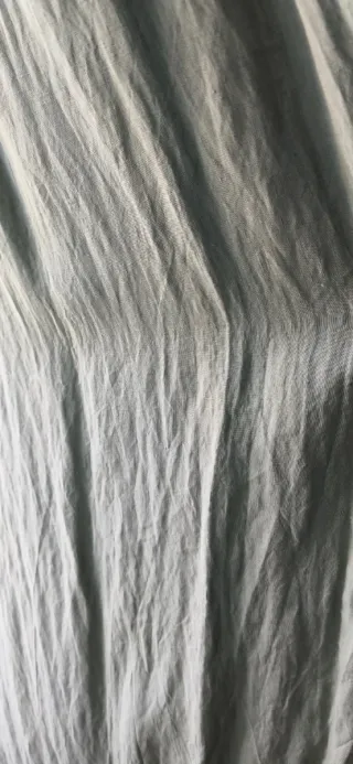 Cortinas de lino entre azul y gris