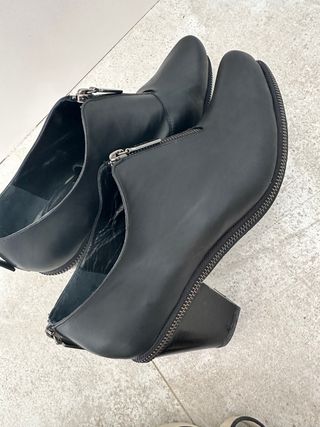 Botines de piel Farrutx negros