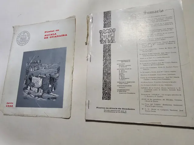 Libro de Fiestas, Alcalá de Guadaira.Sevilla.