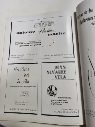 Libro de Fiestas, Alcalá de Guadaira.Sevilla.