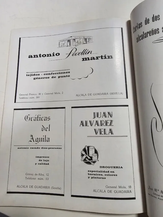 Libro de Fiestas, Alcalá de Guadaira.Sevilla.