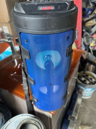 Altavoz Bluetooth Negro y Azul