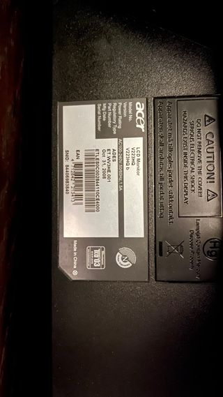 Monitor Acer V223HQ 23 con brazo y soporte