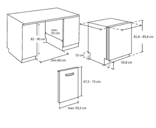Lavavajillas Haier integrable 16 servicios