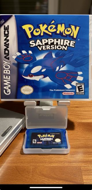 Pokemon Zaffiro Boxato Repro Ing Game Boy Advance