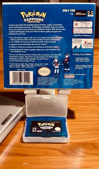 Pokemon Zaffiro Boxato Repro Ing Game Boy Advance