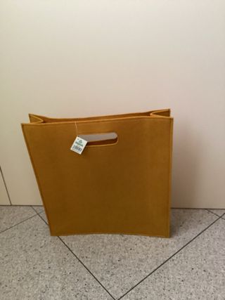 Borsa donna in feltro senape