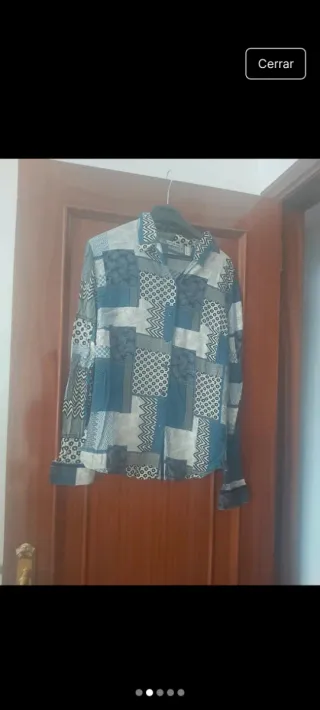 Camisa estampada manga larga