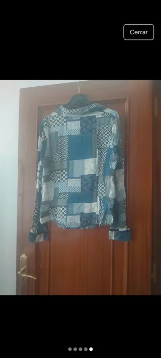 Camisa estampada manga larga