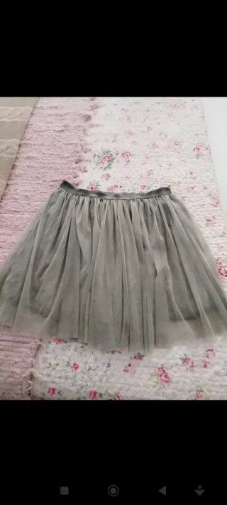 Falda tul verde Talla XS