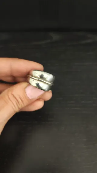 Anillo Tous Hoja Plata Ajustable