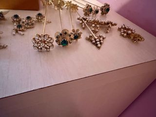 Aderezos Fallera Pendientes Collar Oro