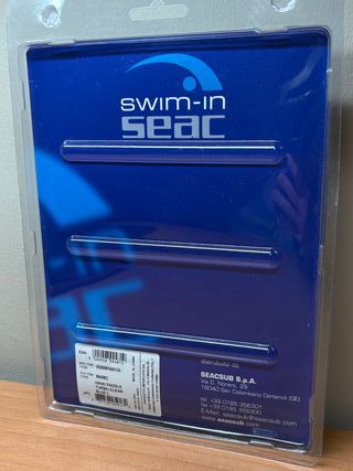 Palas natación SEAC Hand Paddle Turbo azules