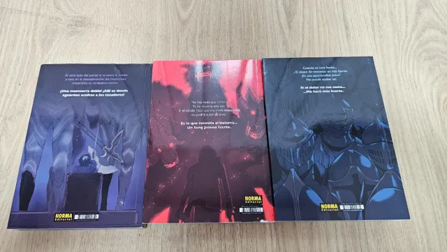 Manwha manga Solo Leveling, tomos 1,2 y 3