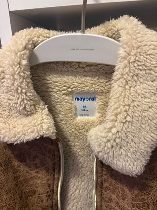 Chaqueta Mayoral efecto piel forrada