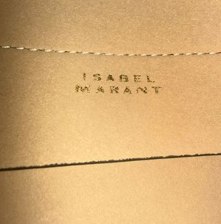 Bandolera Isabel Marant Marrón y Dorado